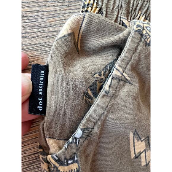 Dot Australia Tiger Print Pull-On Shorts Size 5 - Picture 4 of 4